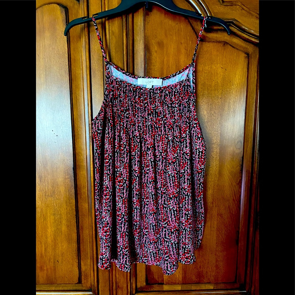 Ann Taylor The Loft Floral Spaghetti Strap…